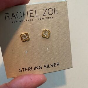 Rachel Zoe clover earrings. Brand new, never worn.